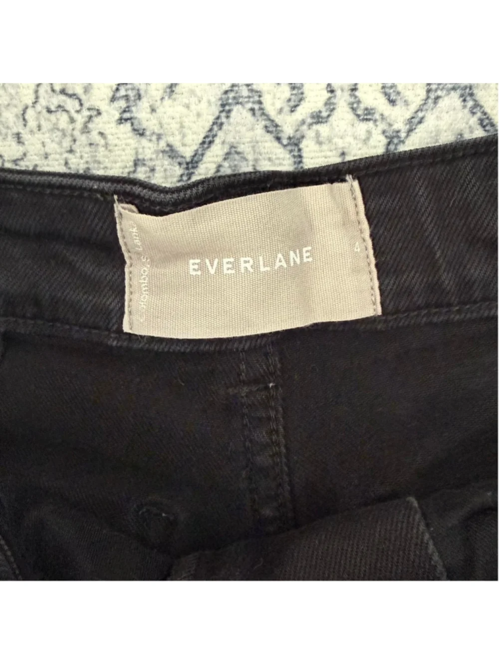 Everlane Black Wide Leg Pants - Size 4 - Picture 3 of 3